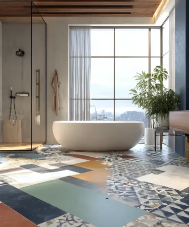 14 Bathroom Floor Tile Ideas 2026: Timeless, Modern & Patterned Designs
