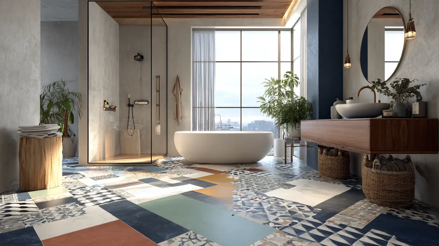 14 Bathroom Floor Tile Ideas 2026: Timeless, Modern & Patterned Designs