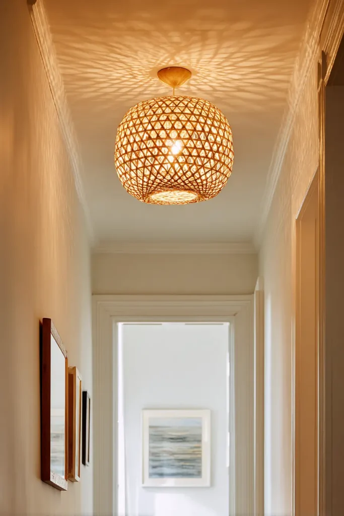 14. Add One Statement Light Fixture as a Focal Point