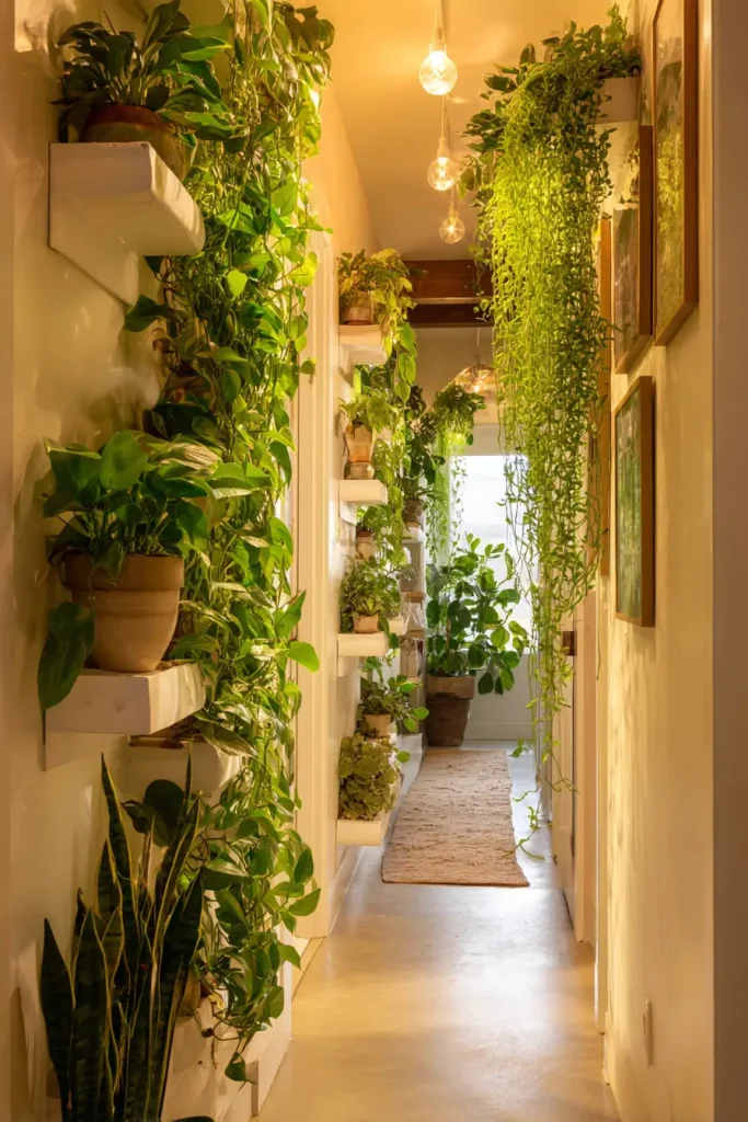 14. Plants and Greenery in Narrow Hallways: What Actually Survives