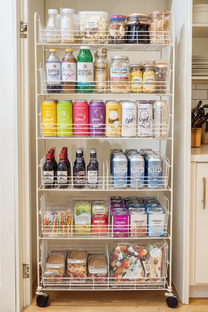 Rolling Pantry Cart