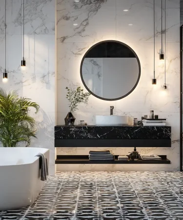 15 Black and White Bathroom Ideas 2026: Modern, Minimalist & Luxury Décor