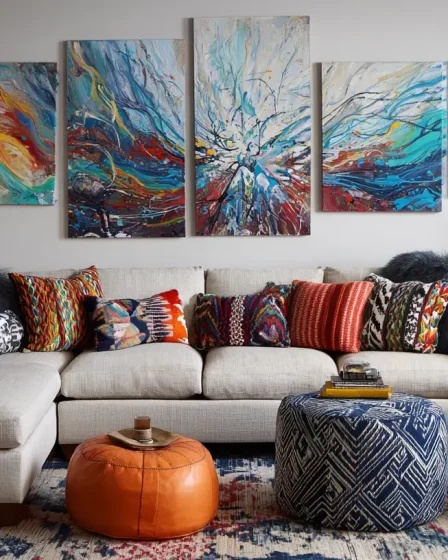 15 Living Room Wall Decor Ideas Above the Sofa