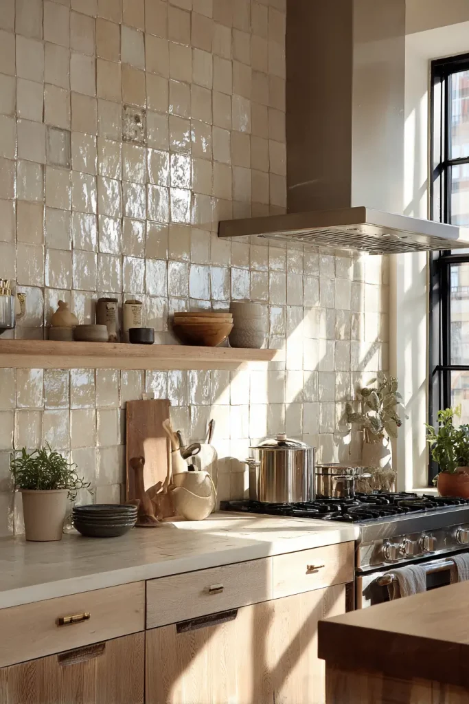 15. Add a Backsplash Without Calling a Contractor