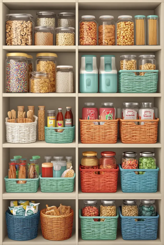 15. Use Matching Storage Baskets