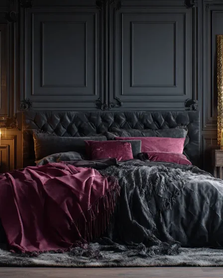 16 Dark Feminine Moody Bedroom Ideas That Feel Luxurious & Cozy
