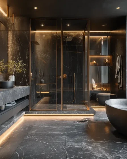 16 Dark and Moody Bathroom Ideas That Feel Like a 5-Star Hotel