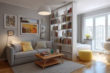 16 Studio Apartment Living Room Ideas That Separate Spaces Visually