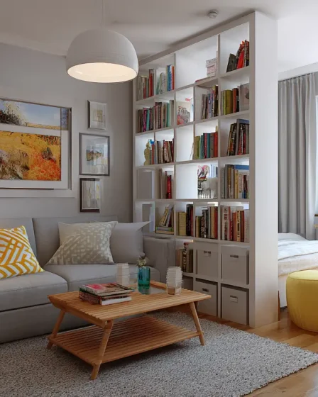 16 Studio Apartment Living Room Ideas That Separate Spaces Visually