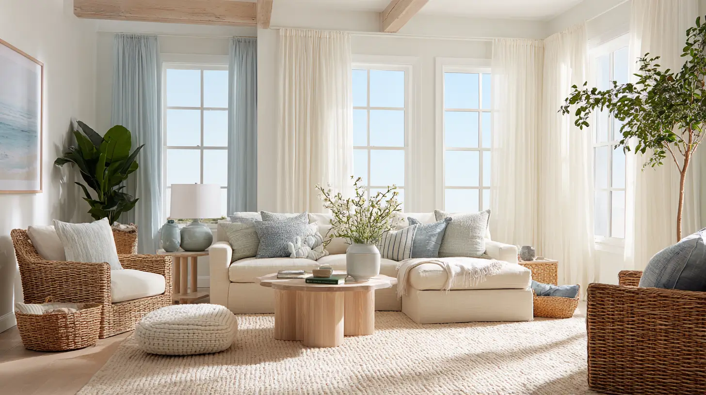 16 Summer Living Room Ideas That Feel Cool and Breezy