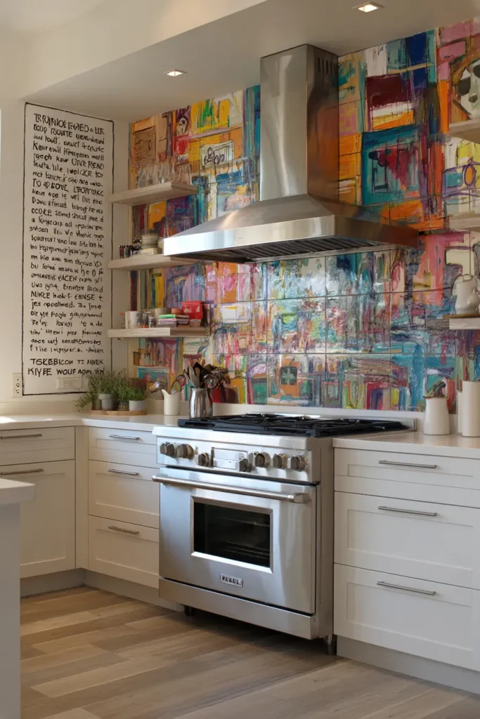 16. Hand Painted Tile Mural