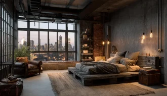 17 Industrial Bedroom Ideas for Urban Apartment Dwellers