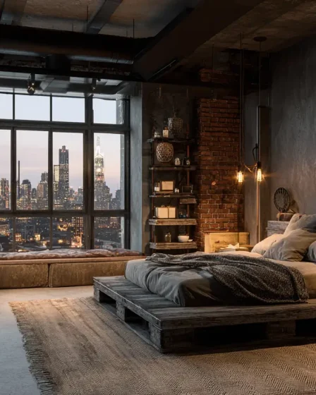 17 Industrial Bedroom Ideas for Urban Apartment Dwellers