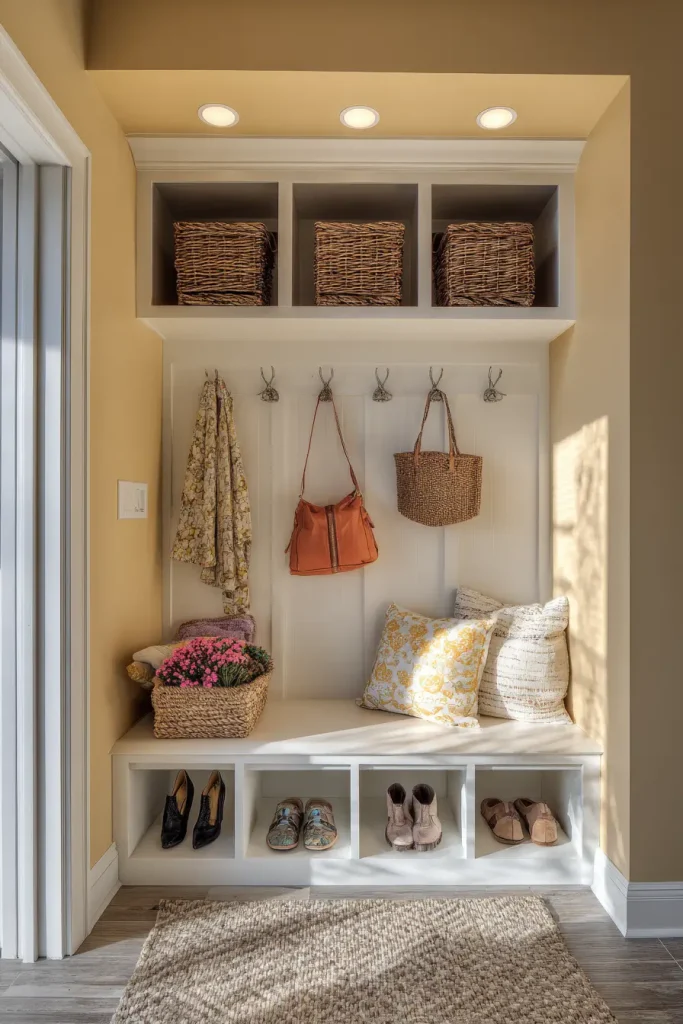 17. Convert a Coat Closet Into a Full Mudroom