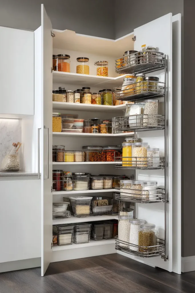 Design a Compact Corner Pantry for Apartment Living