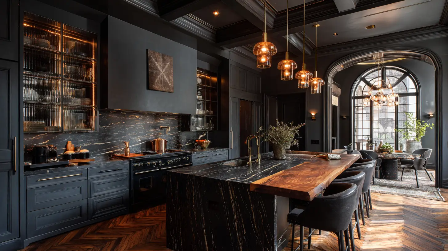 18 Dark Kitchen Ideas That Feel Dramatic and Sophisticated