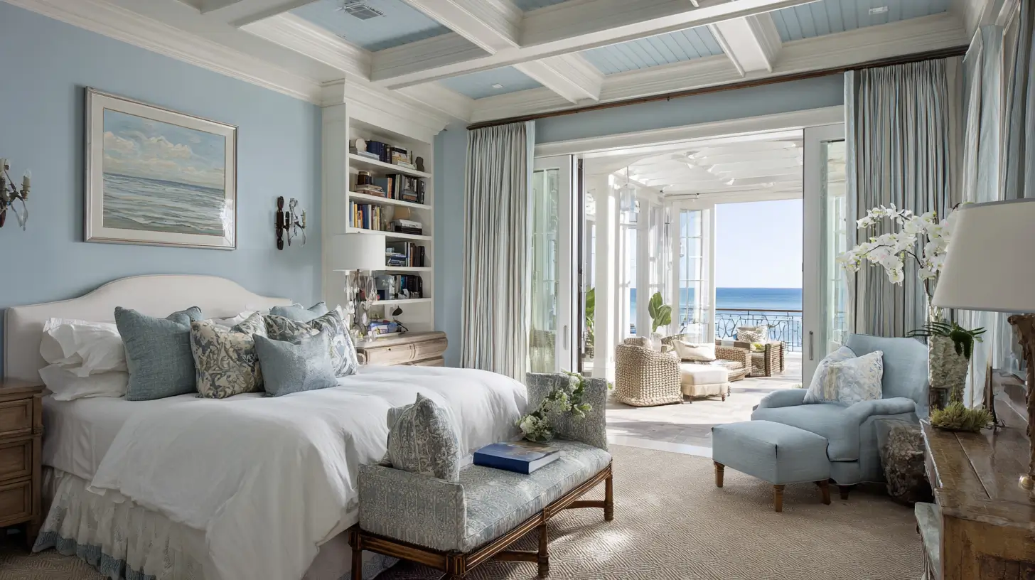 18 Luxury Coastal Bedrooms with High-End Details