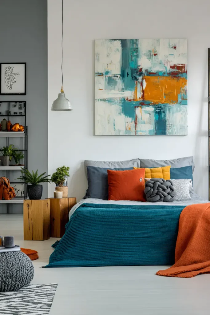 18. Artsy Creative Bedroom Decor Ideas Aesthetic