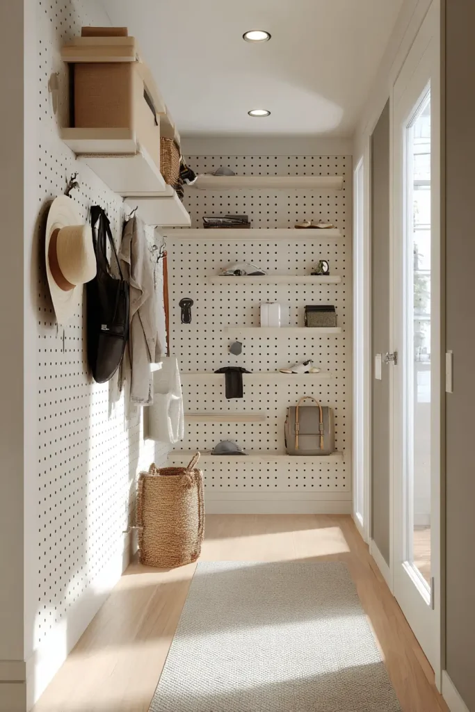 18. Install a Pegboard for a System That Grows With You