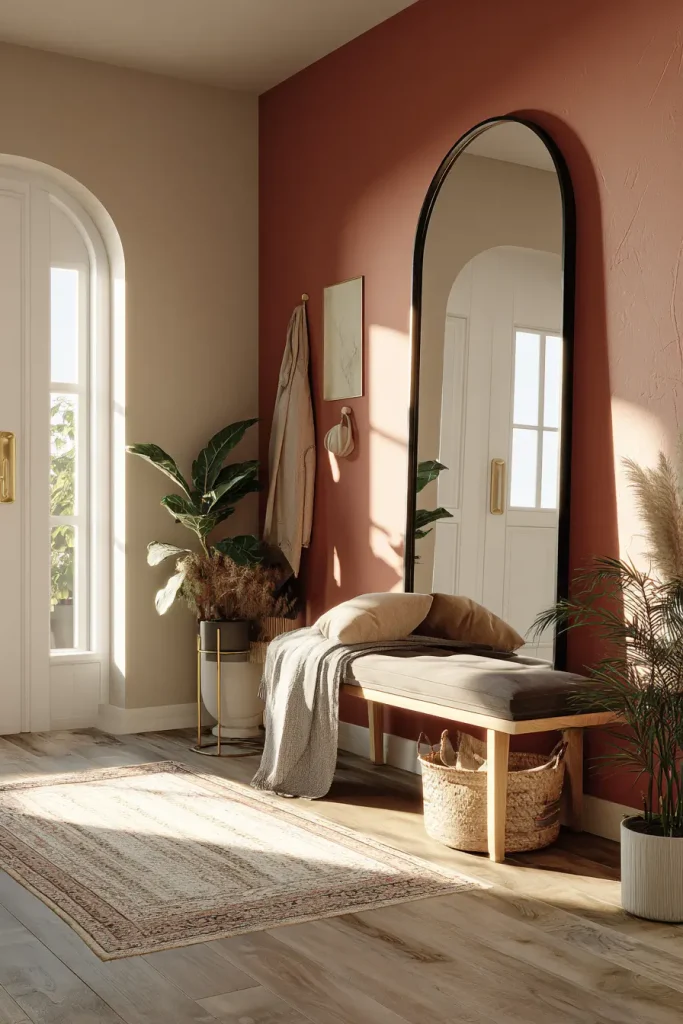 2. Add a Mirror and Make the Space Feel Twice as Big