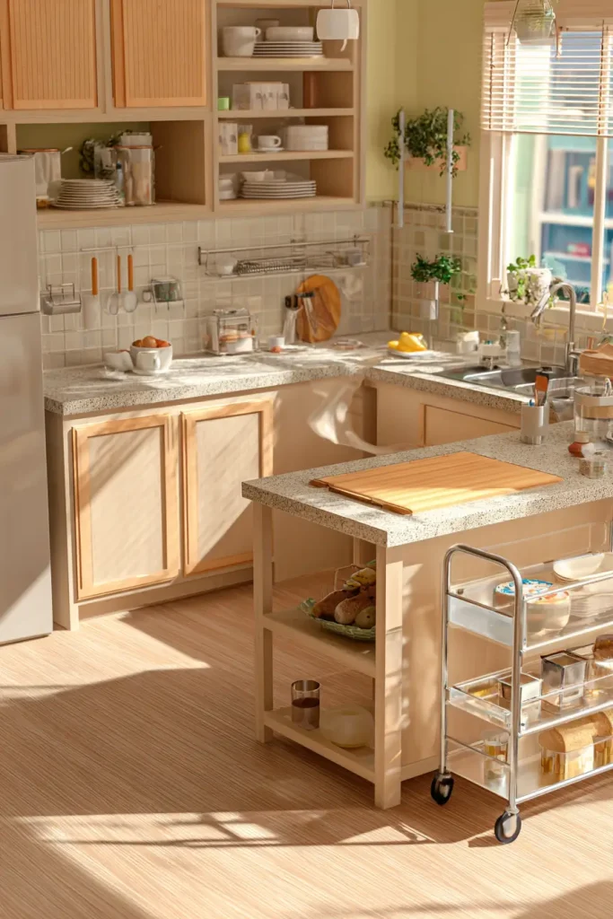 2. Double Your Counter Space Without Spending Much