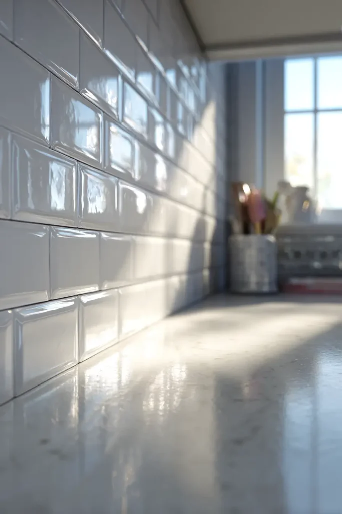 2. Install Peel and Stick Backsplash Tiles