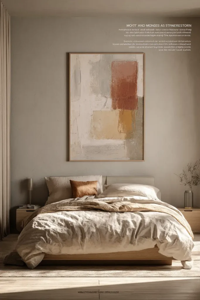 2. Oversized Art: One Big Piece That Changes Everything