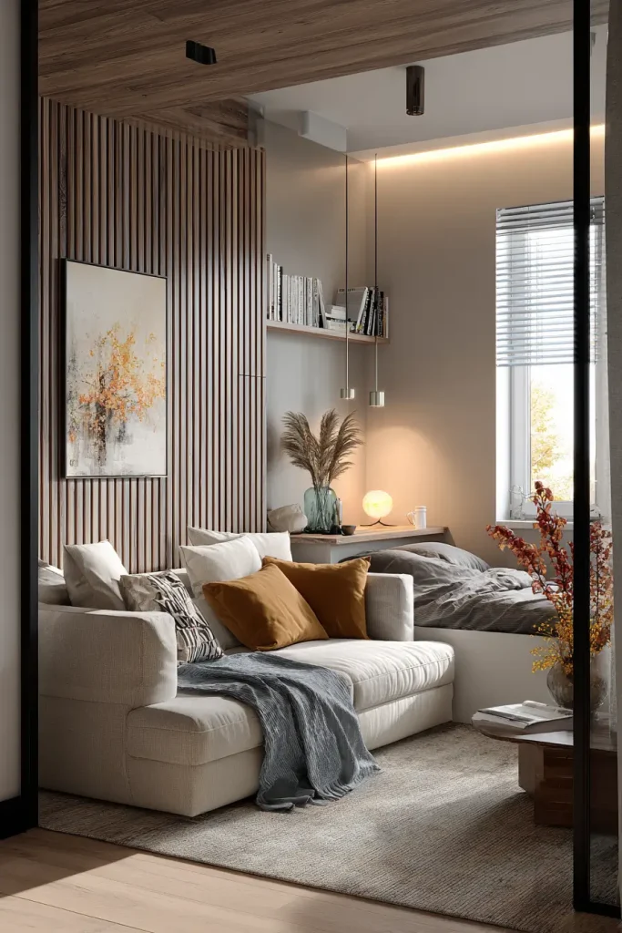 2. Turn Your Sofa Into a Room Divider