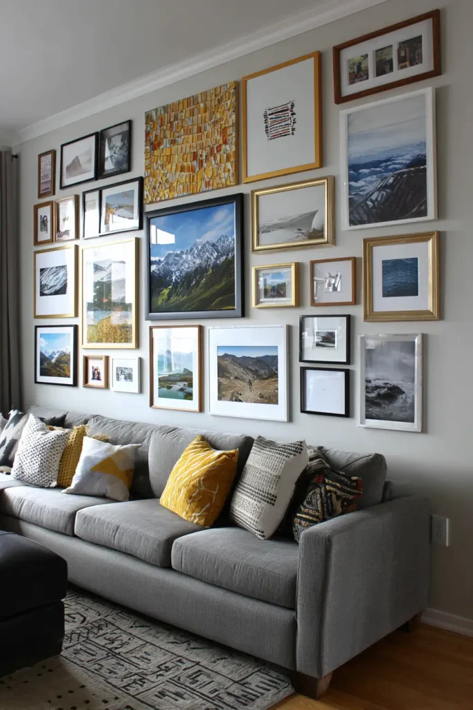 3. Gallery Walls with a 2026 Twist