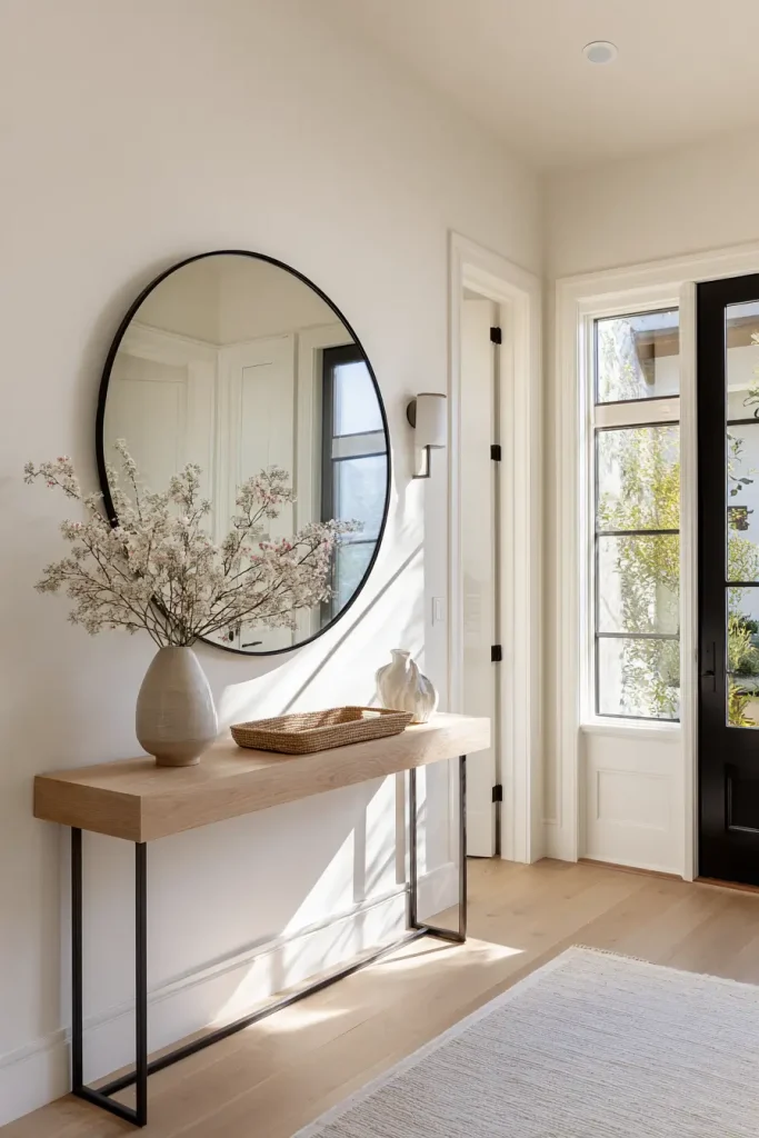 3. How to Use Mirrors to Make a Small Entryway Look Bigger
