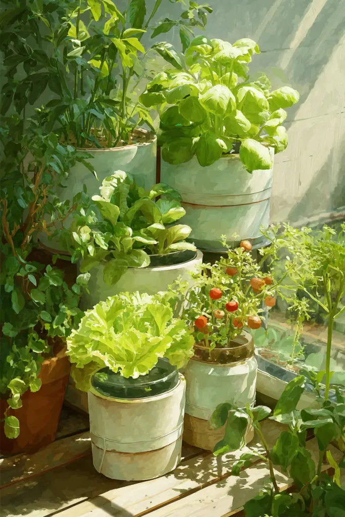 3. Self Watering Containers