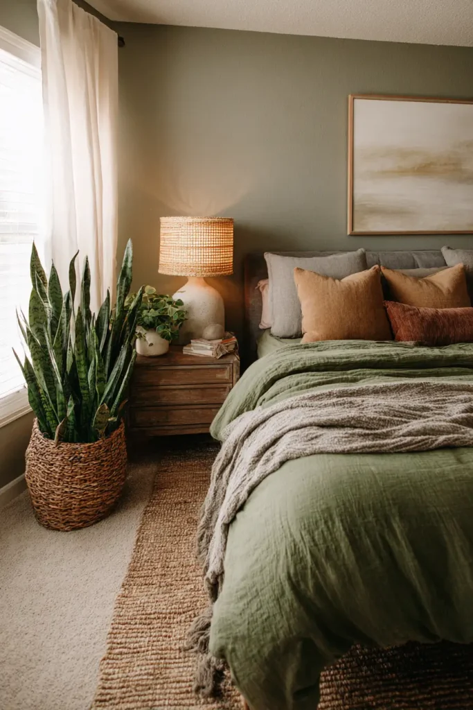 4. Add Natural Elements to Your Bedroom