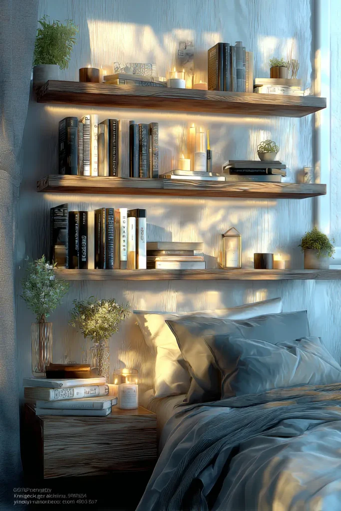 5. Floating Shelves: Decor That Actually Does Something