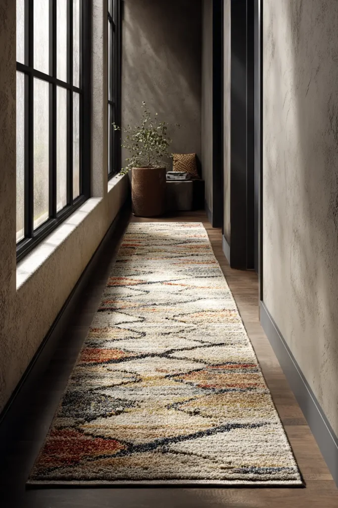 5. Lay a Runner Rug to Create the Feeling of Length