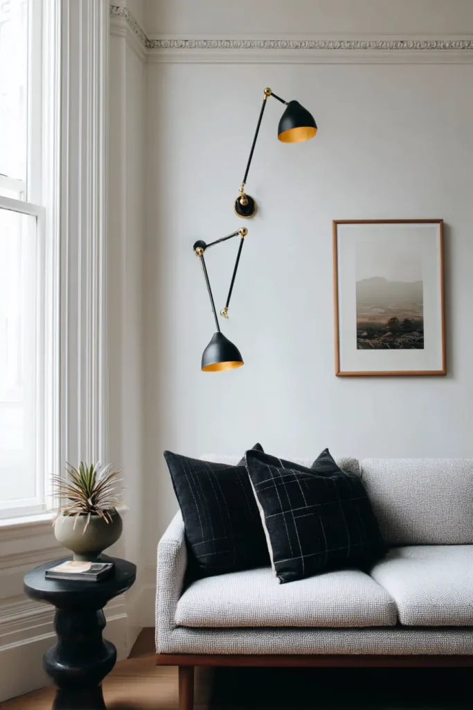 5. Sculptural Wall Lighting
