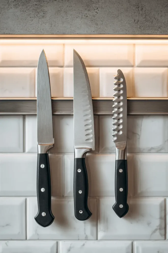 6. Get Three Good Knives and Take Care of Them