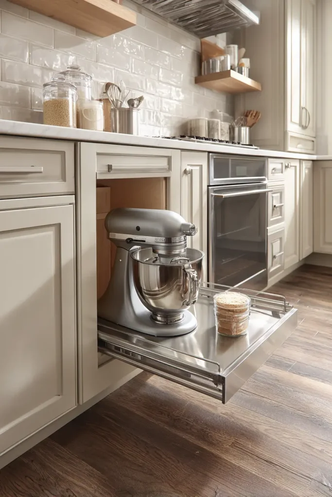 6. Roll-Out Trays in Base Cabinets