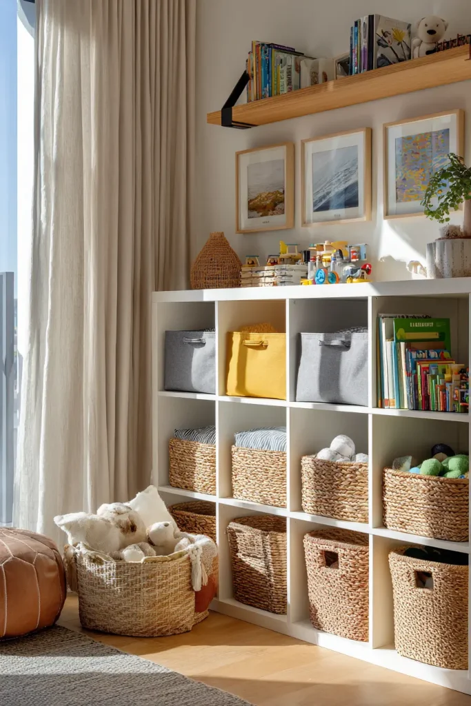 6. Set Up Storage That Kids Can Actually Use