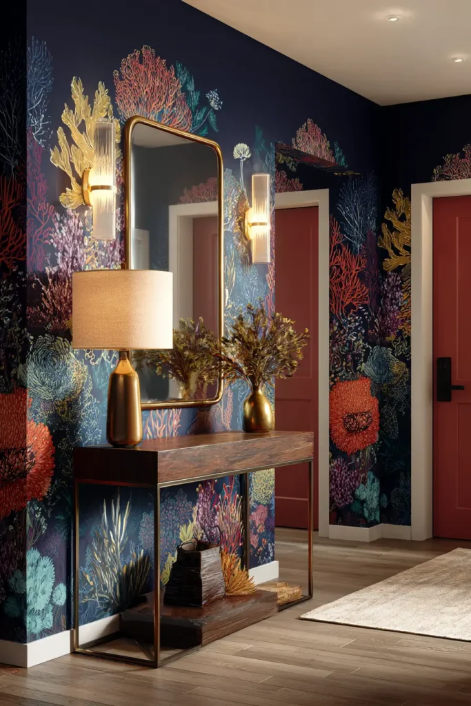 7. Paint One Accent Wall or Add Peel and Stick Wallpaper