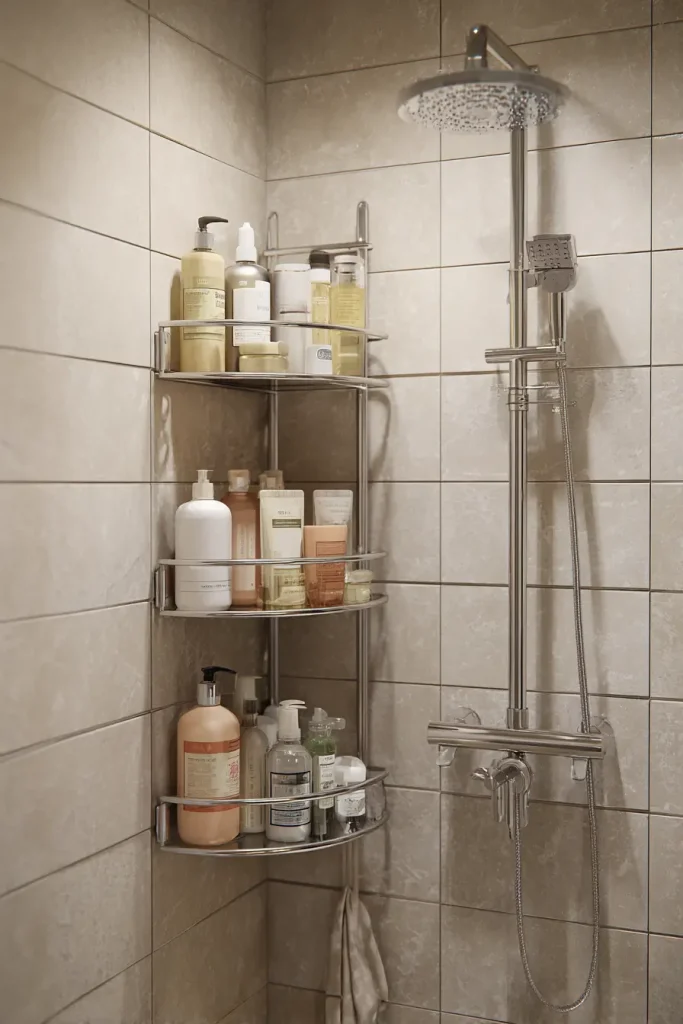 8. Use Two Shower Caddies Instead of One