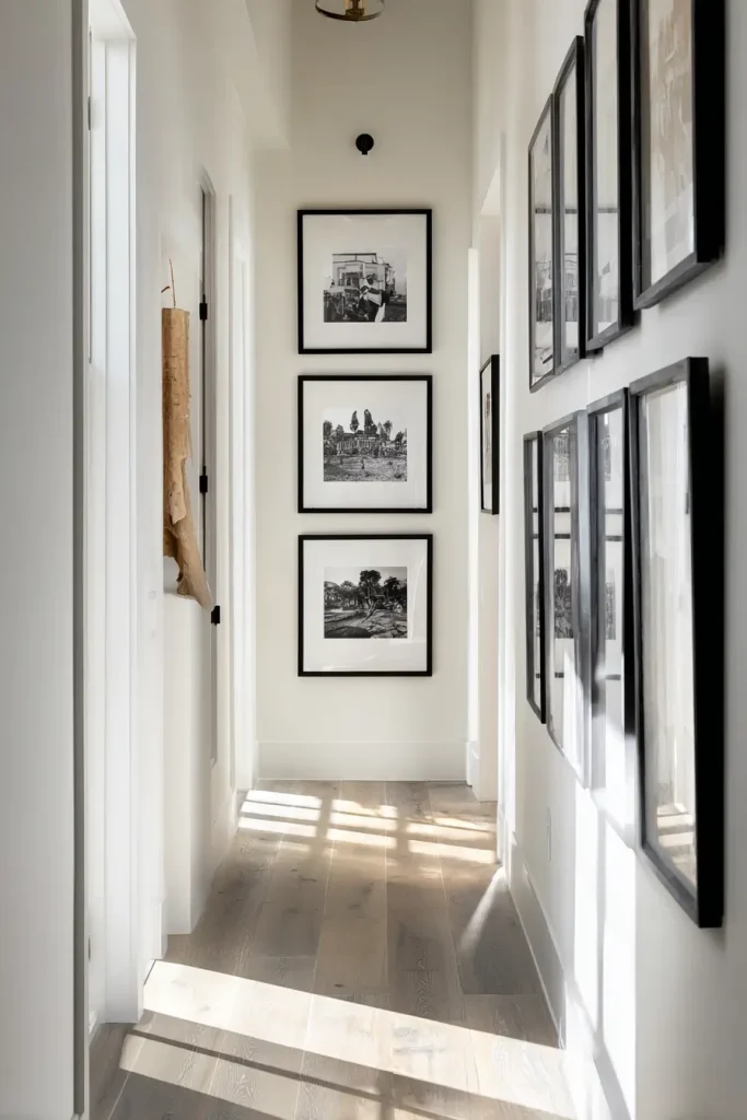 9. Hang Art in a Single Vertical Column