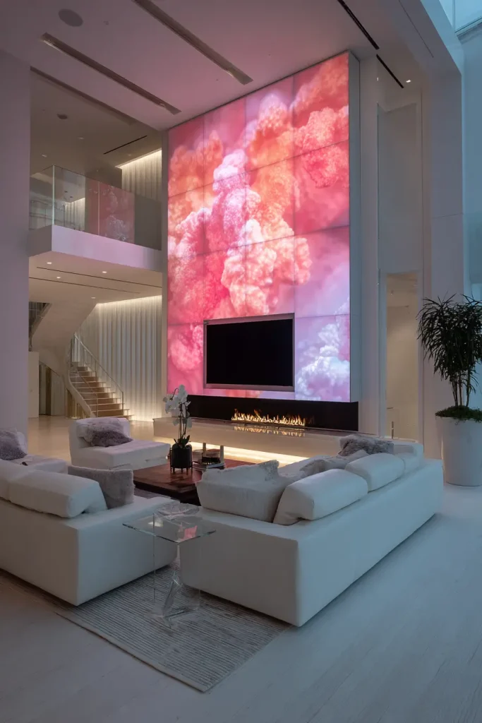 9. LED Backlit Wall Panels
