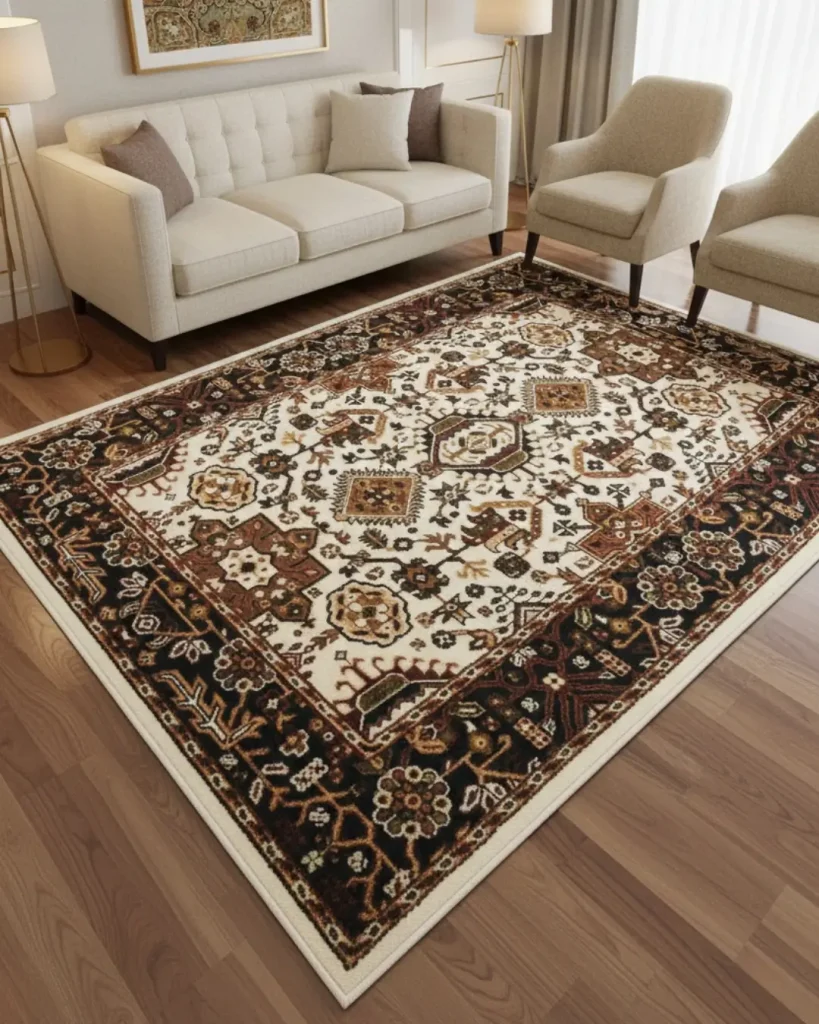 9. Use Patterned African Rugs