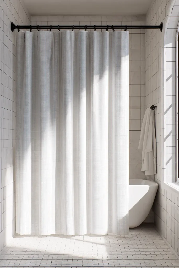 A Better Shower Curtain Changes Everything
