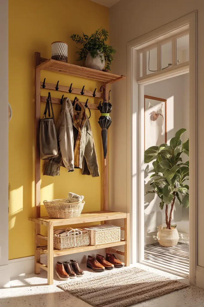 A Hall Tree That Replaces Every Hook You Wanted to Drill