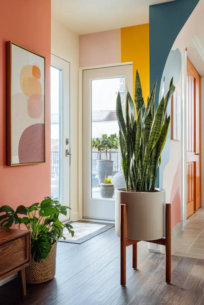 A Plant Corner That Needs No Wall at All