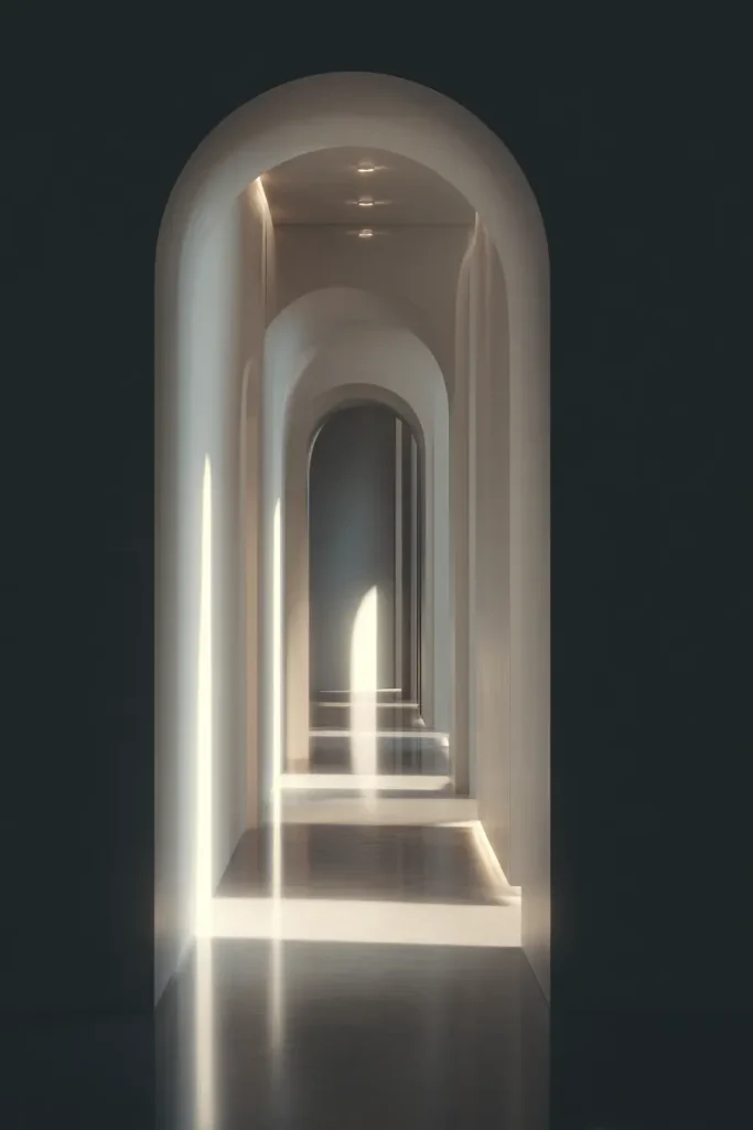 Add a shallow arch
