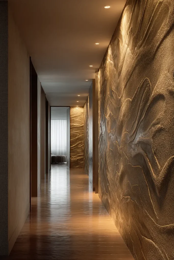 Add textural wallpaper