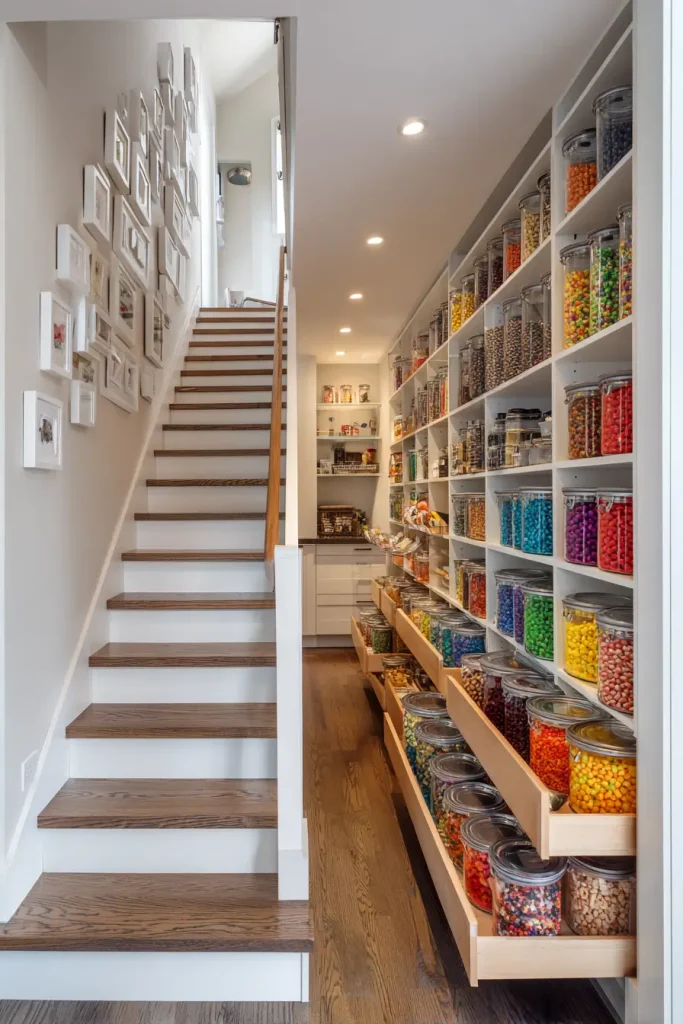 An Under Stair Cabinet Pantry