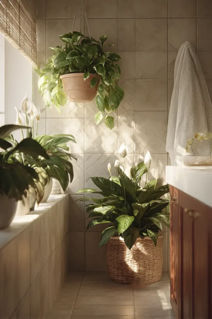 Bathroom Plants That Thrive Without Much Light